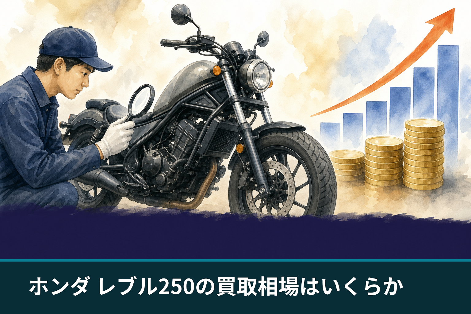 ホンダ レブル250の買取相場はいくらか