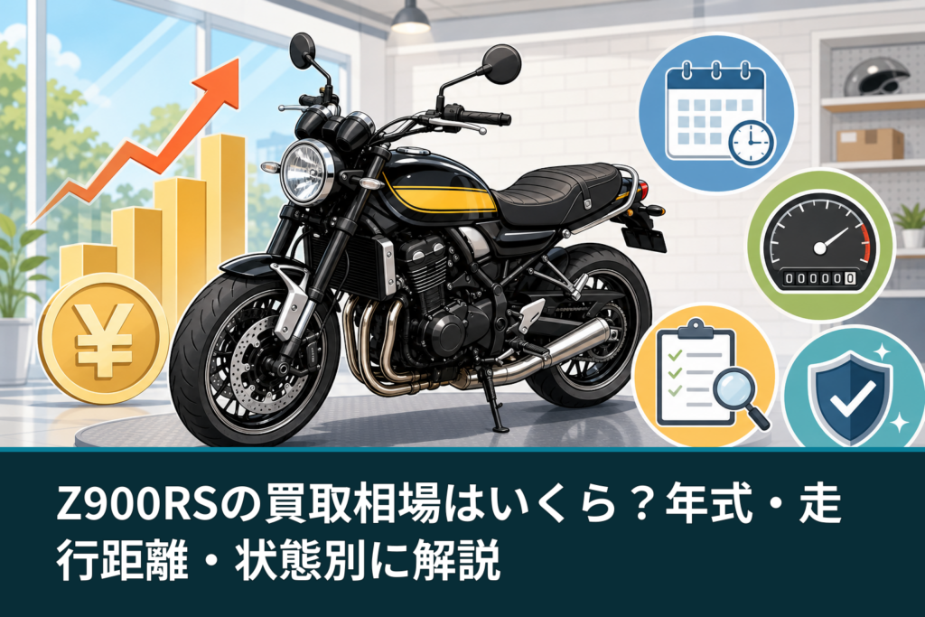 Z900RSの買取相場はいくら？年式・走行距離・状態別に解説