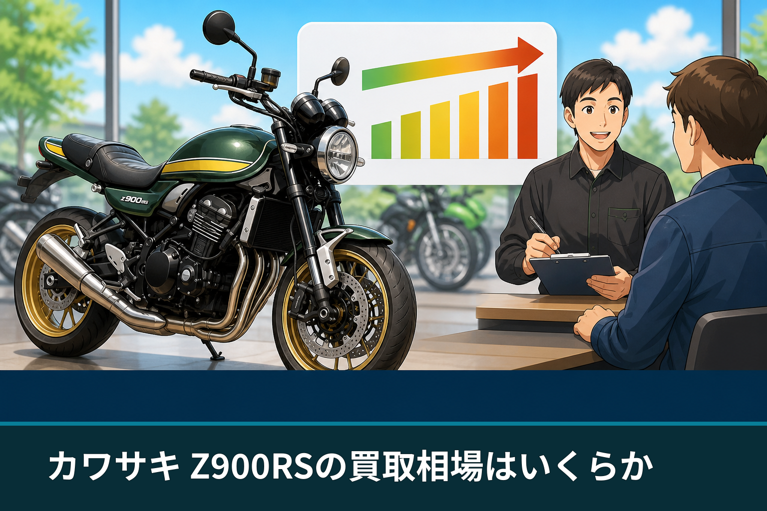 カワサキ Z900RSの買取相場はいくらか