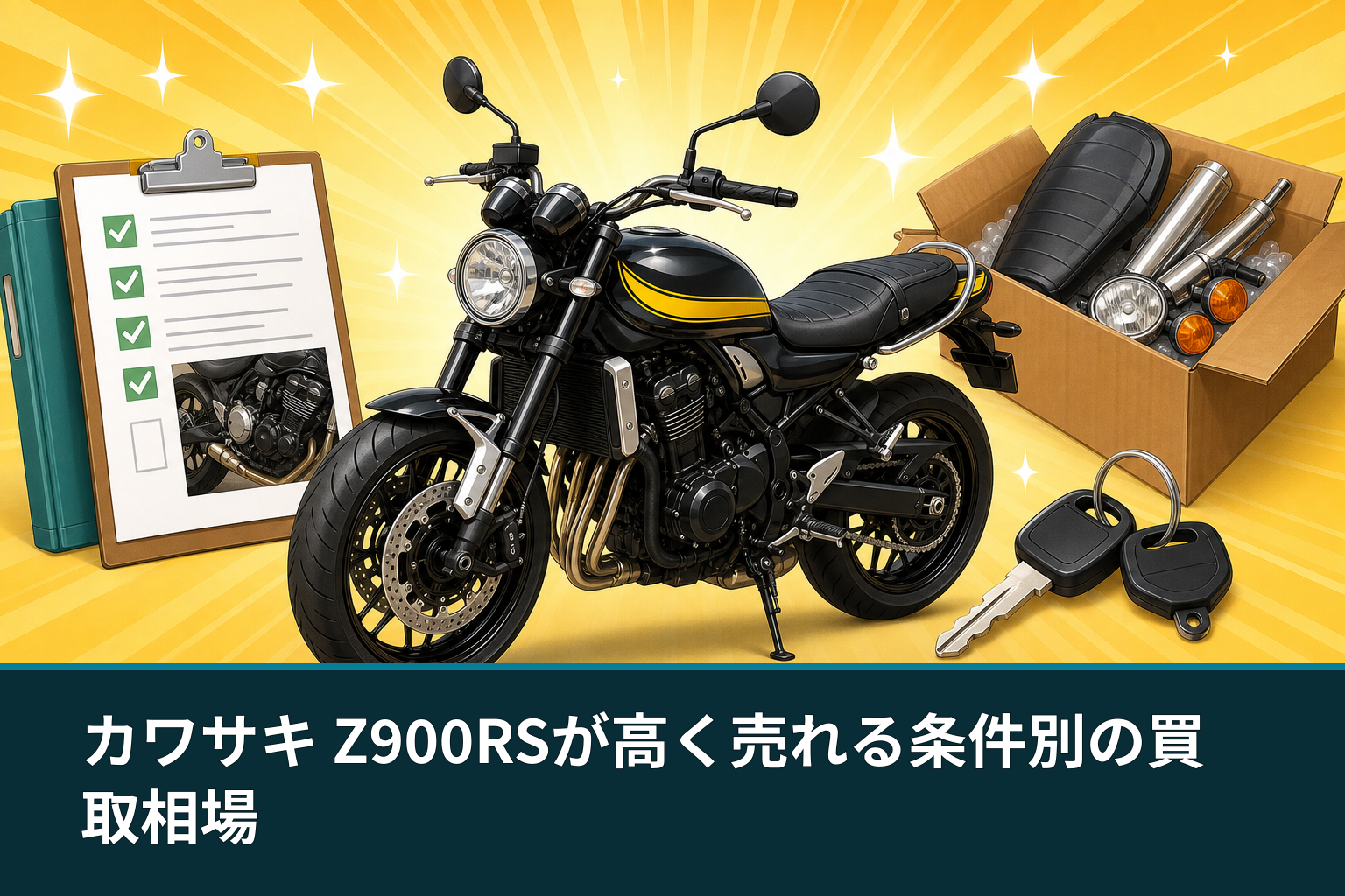 カワサキ Z900RSが高く売れる条件別の買取相場