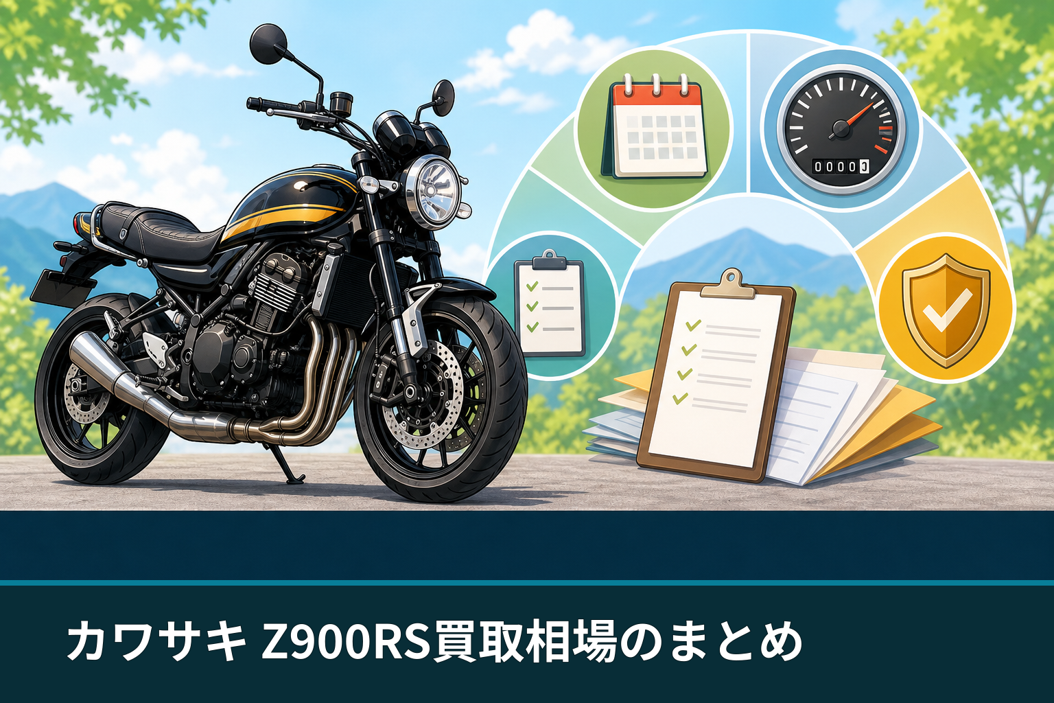 カワサキ Z900RS買取相場のまとめ