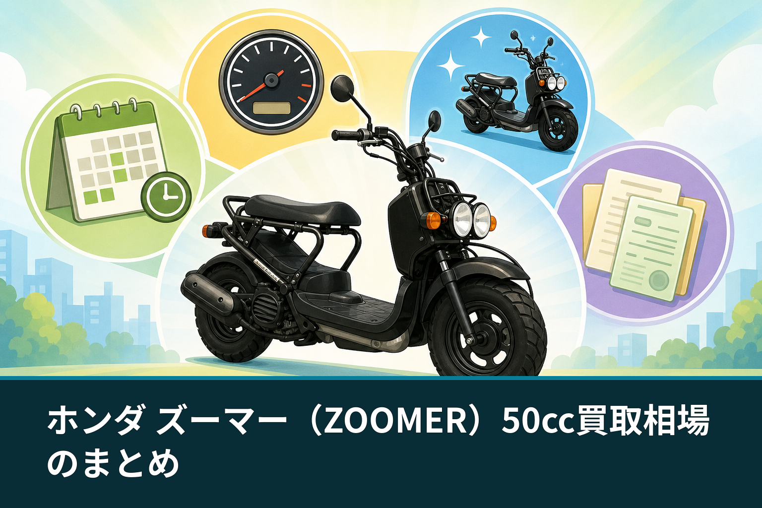 ホンダ ズーマー（ZOOMER）50cc買取相場のまとめ