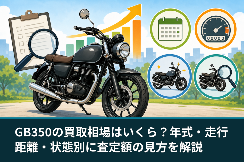 GB350の買取相場はいくら？年式・走行距離・状態別に査定額の見方を解説