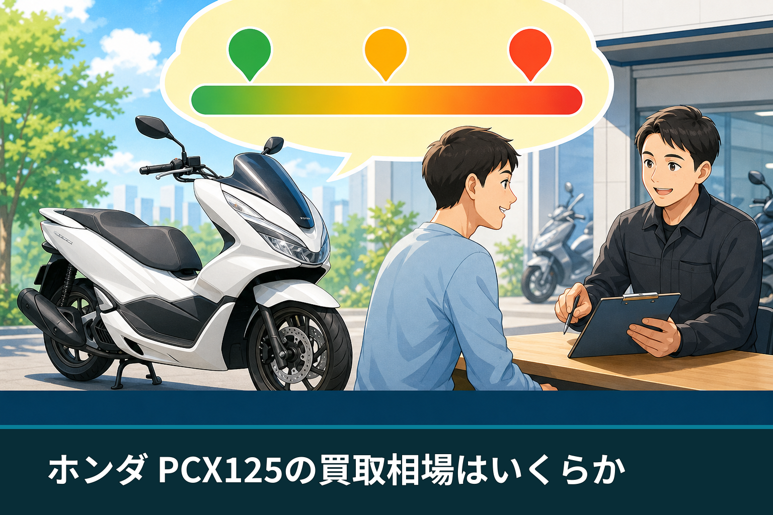 ホンダ PCX125の買取相場はいくらか
