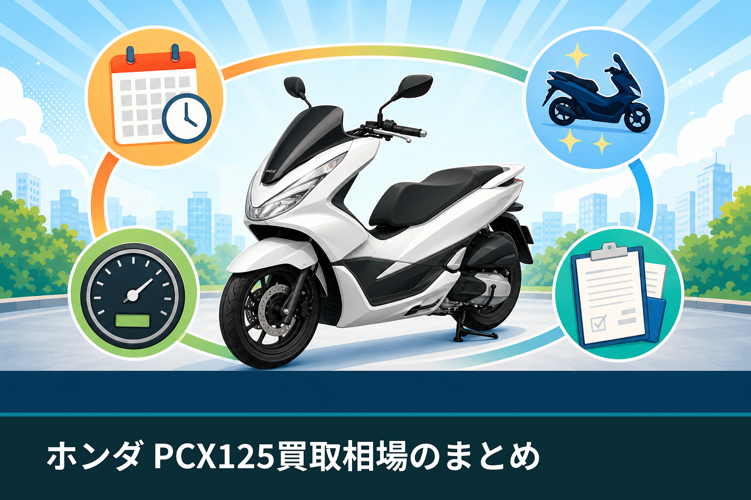 ホンダ PCX125買取相場のまとめ