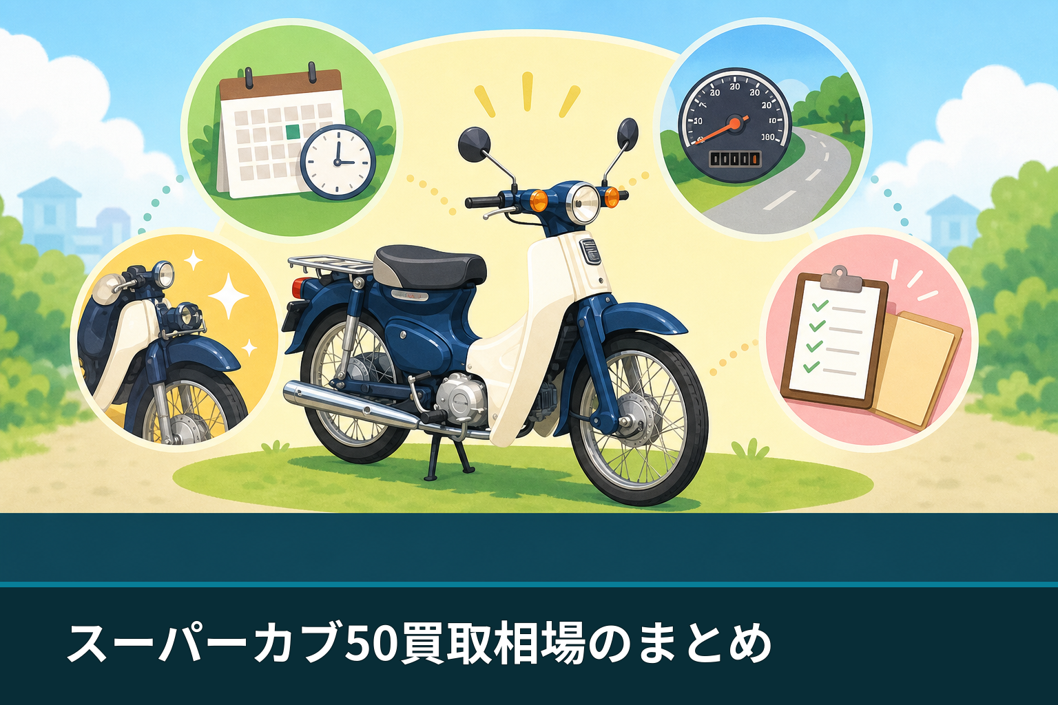 スーパーカブ50買取相場のまとめ