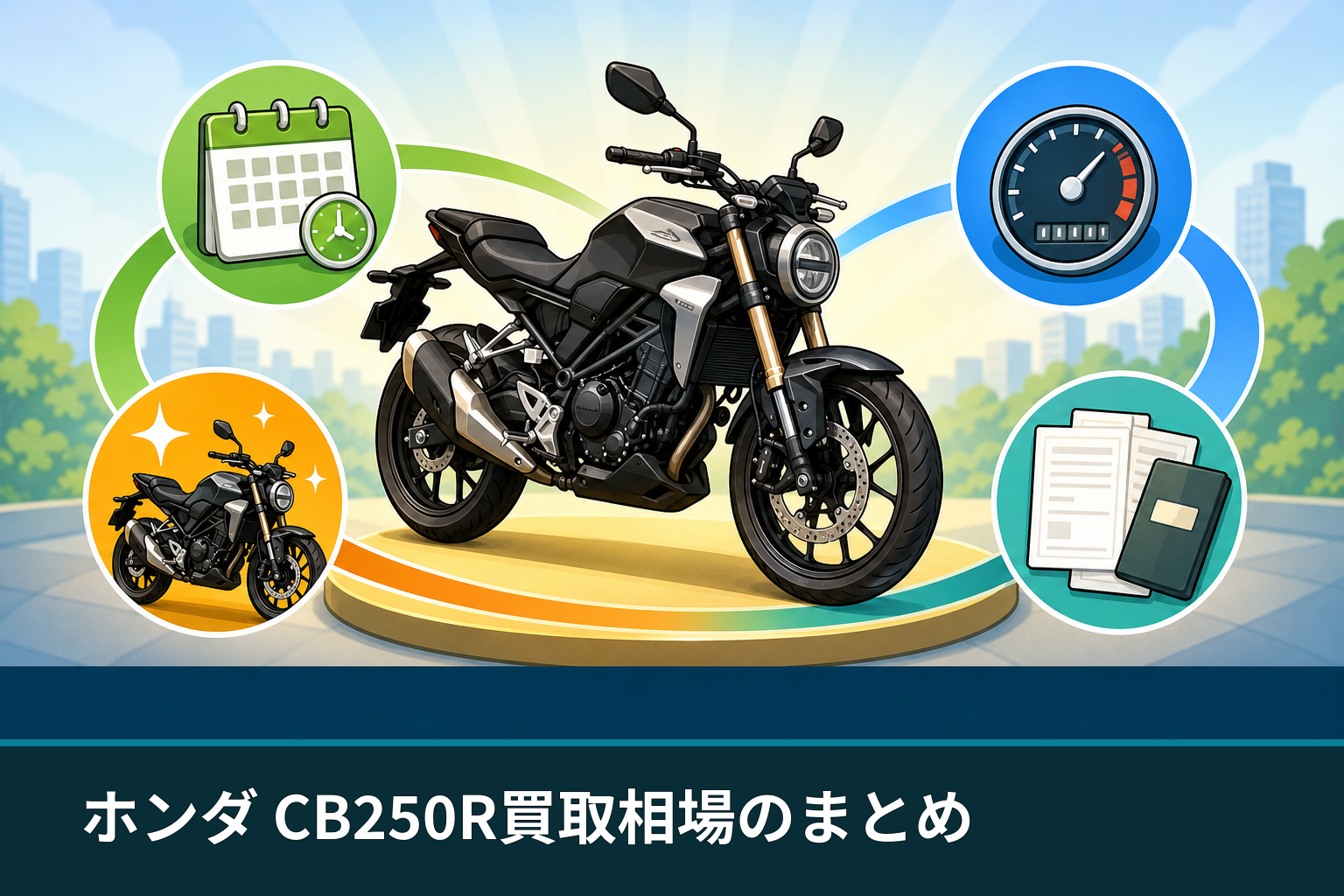 ホンダ CB250R買取相場のまとめ
