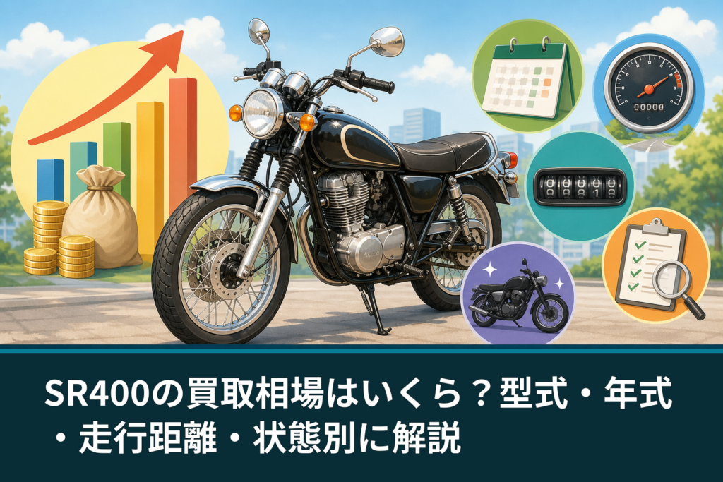 SR400の買取相場はいくら？型式・年式・走行距離・状態別に解説