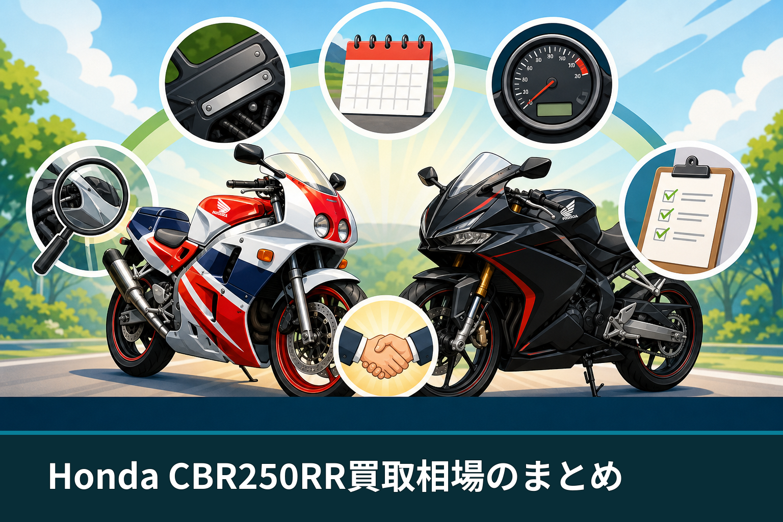 Honda CBR250RR買取相場のまとめ