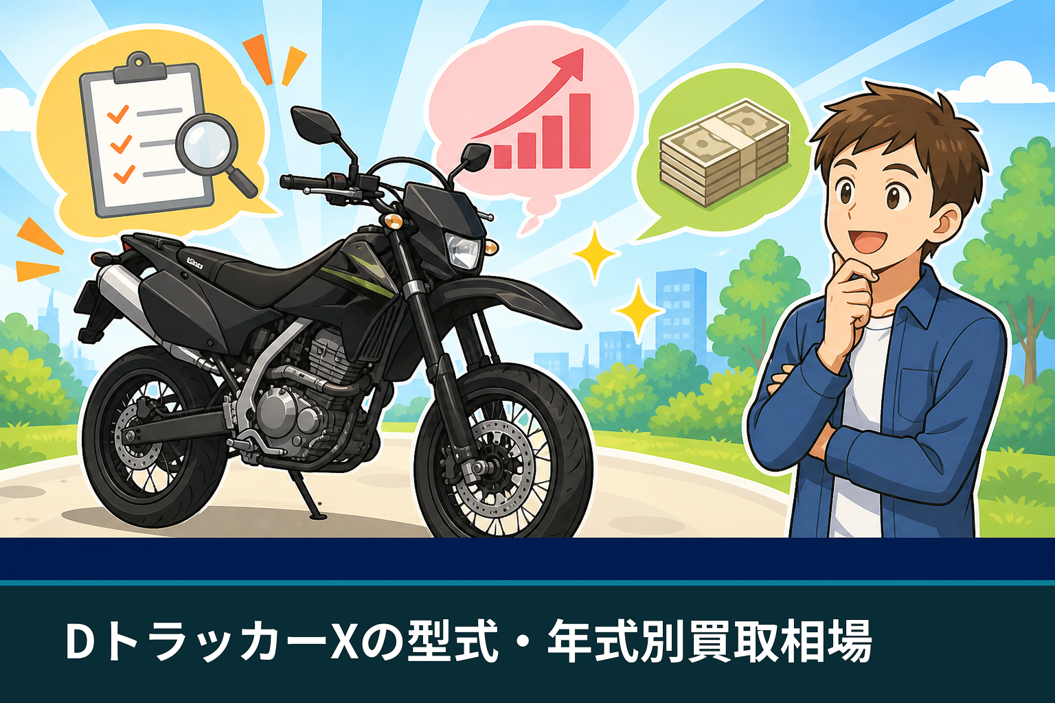 DトラッカーXの型式・年式別買取相場