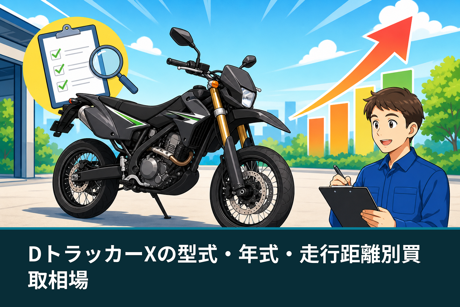 DトラッカーXの型式・年式・走行距離別買取相場