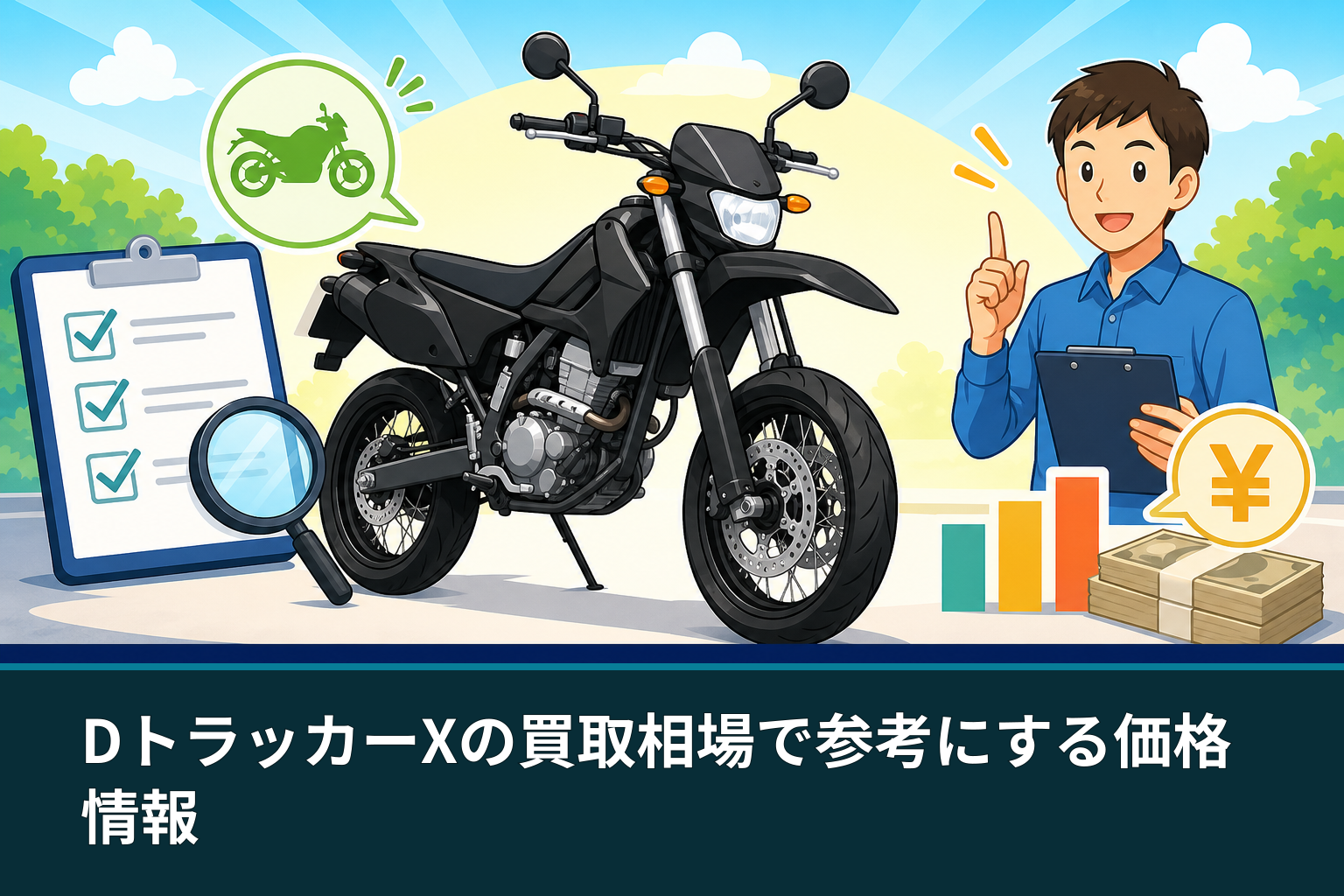 DトラッカーXの買取相場で参考にする価格情報