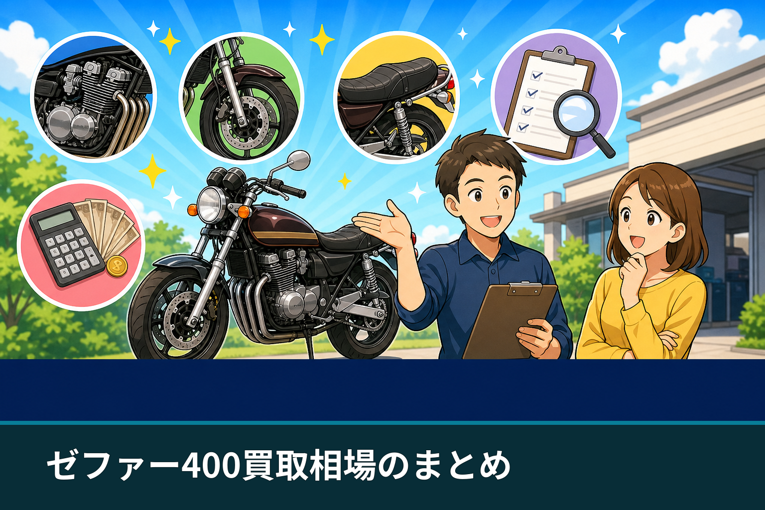 ゼファー400買取相場のまとめ