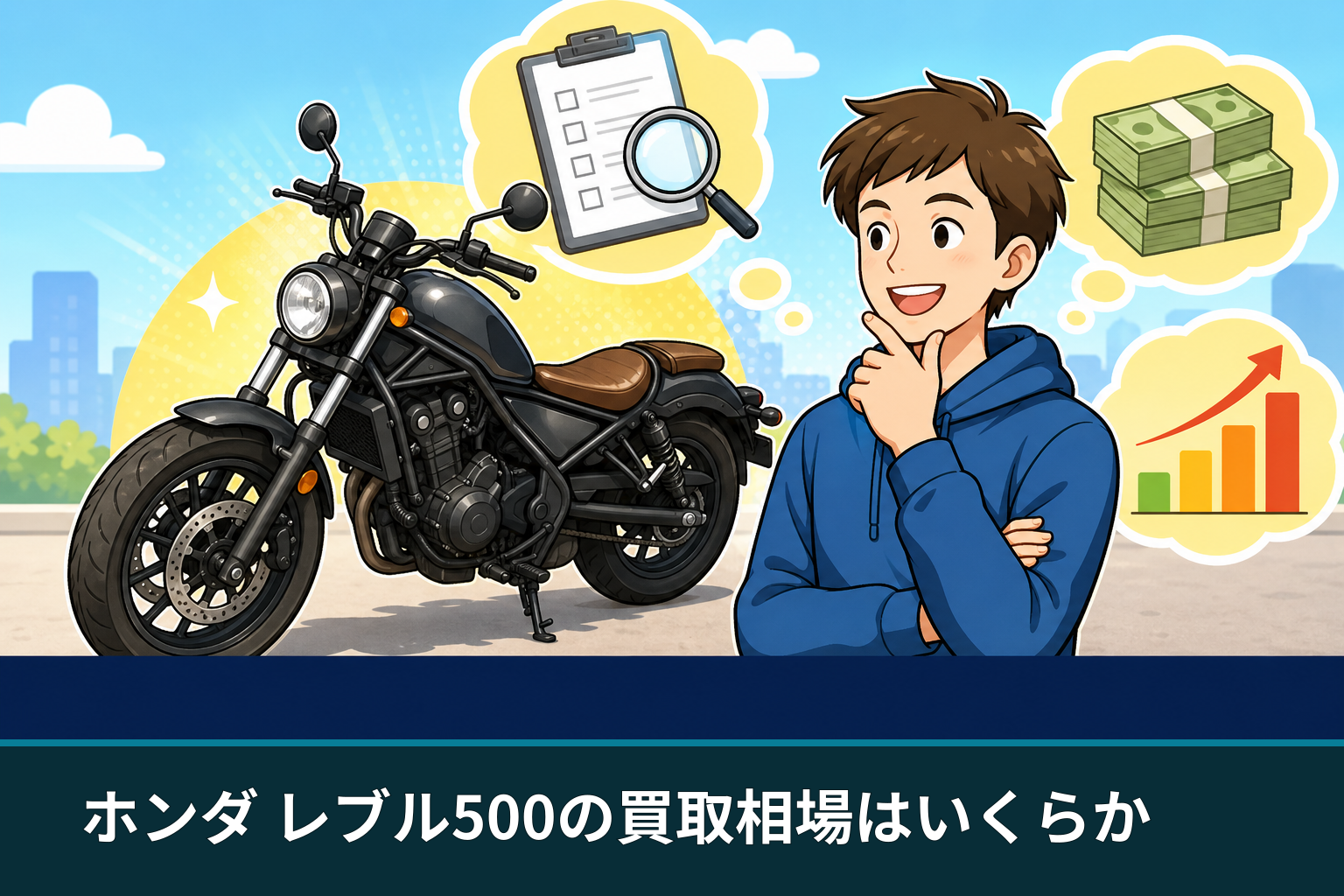 ホンダ レブル500の買取相場はいくらか