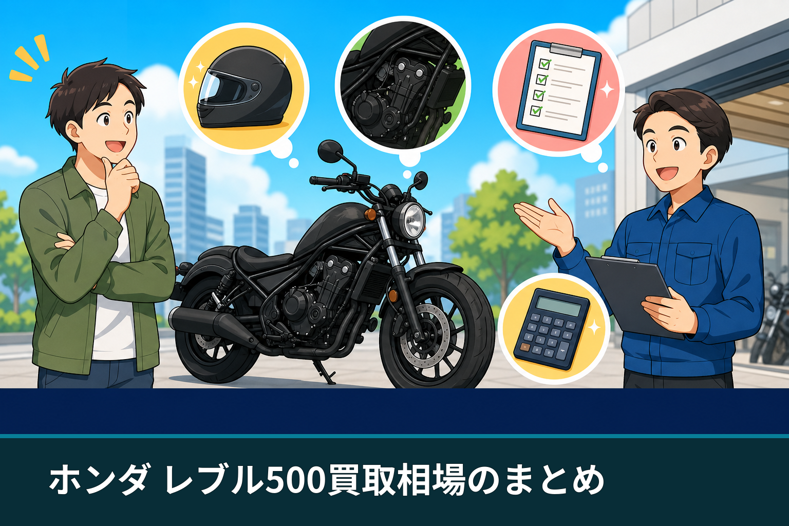 ホンダ レブル500買取相場のまとめ
