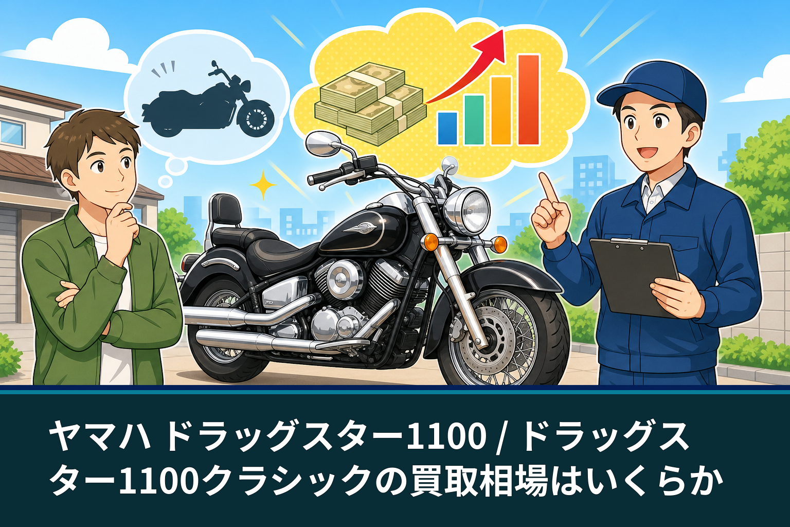 ヤマハ ドラッグスター1100 / ドラッグスター1100クラシックの買取相場はいくらか