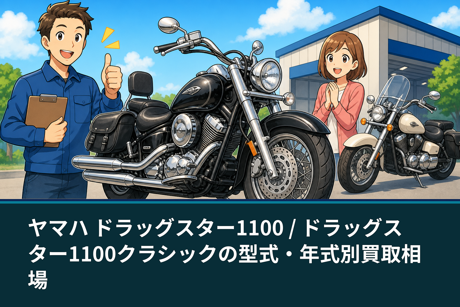 ヤマハ ドラッグスター1100 / ドラッグスター1100クラシックの型式・年式別買取相場