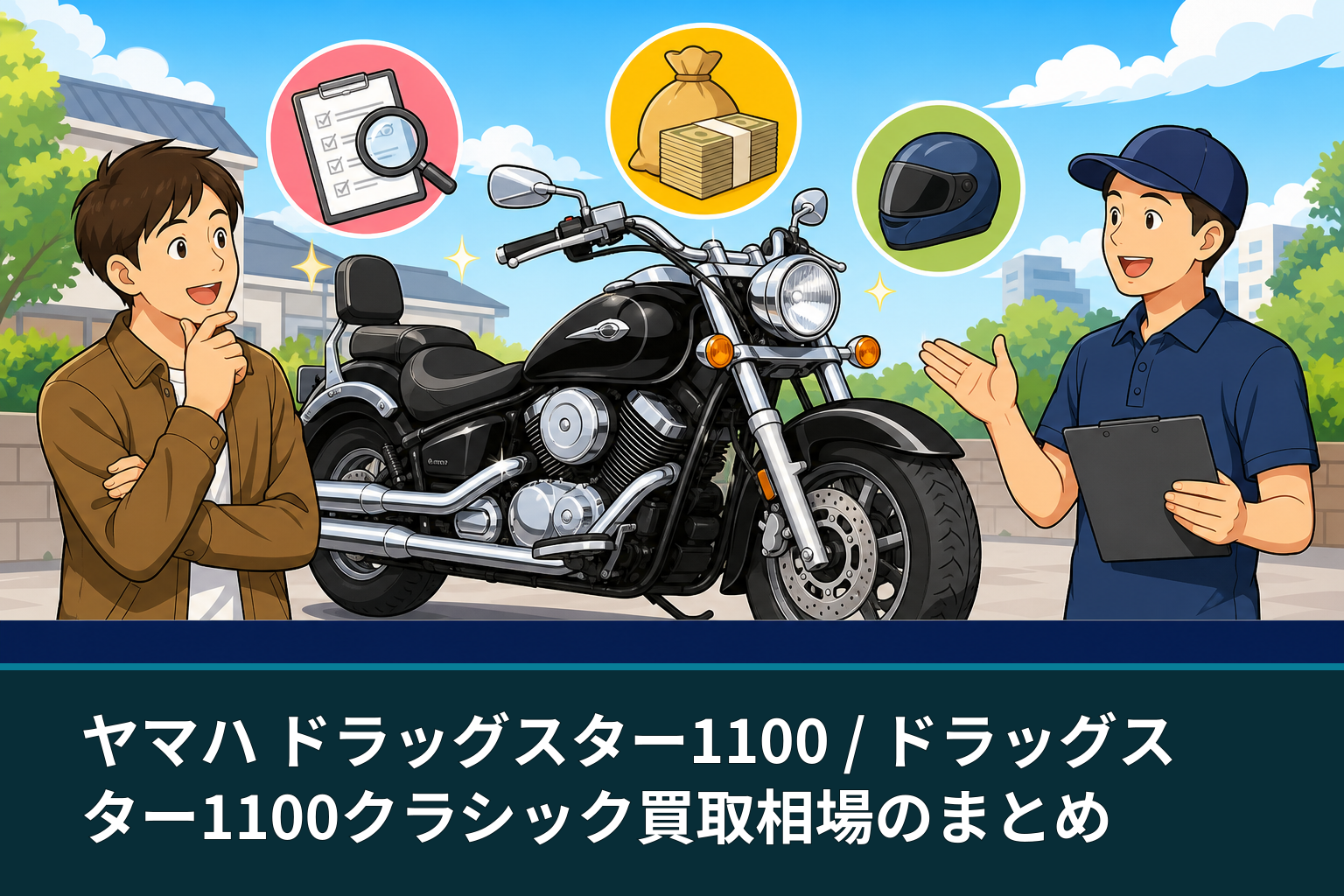 ヤマハ ドラッグスター1100 / ドラッグスター1100クラシック買取相場のまとめ