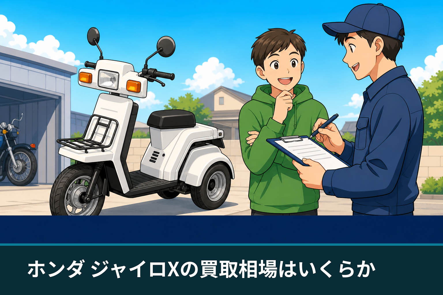 ホンダ ジャイロXの買取相場はいくらか