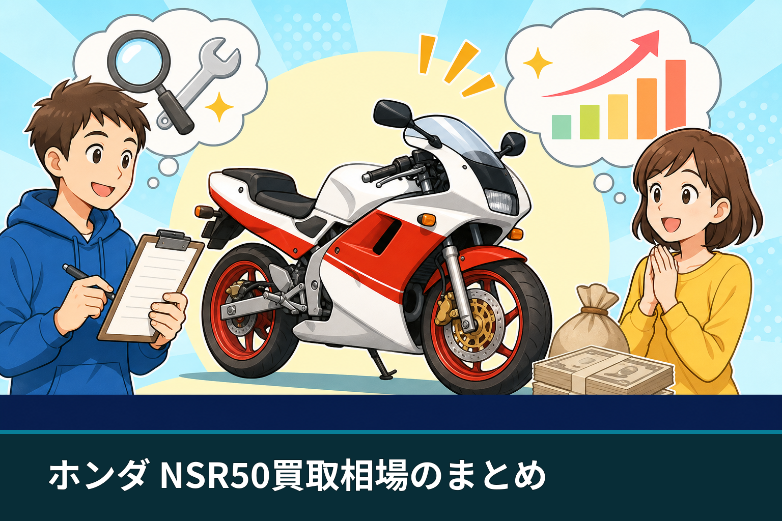 ホンダ NSR50買取相場のまとめ