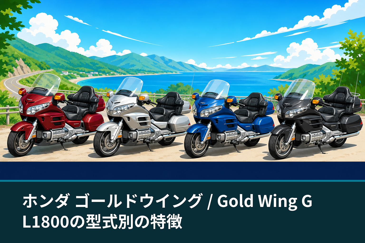 ホンダ ゴールドウイング / Gold Wing GL1800の型式別の特徴