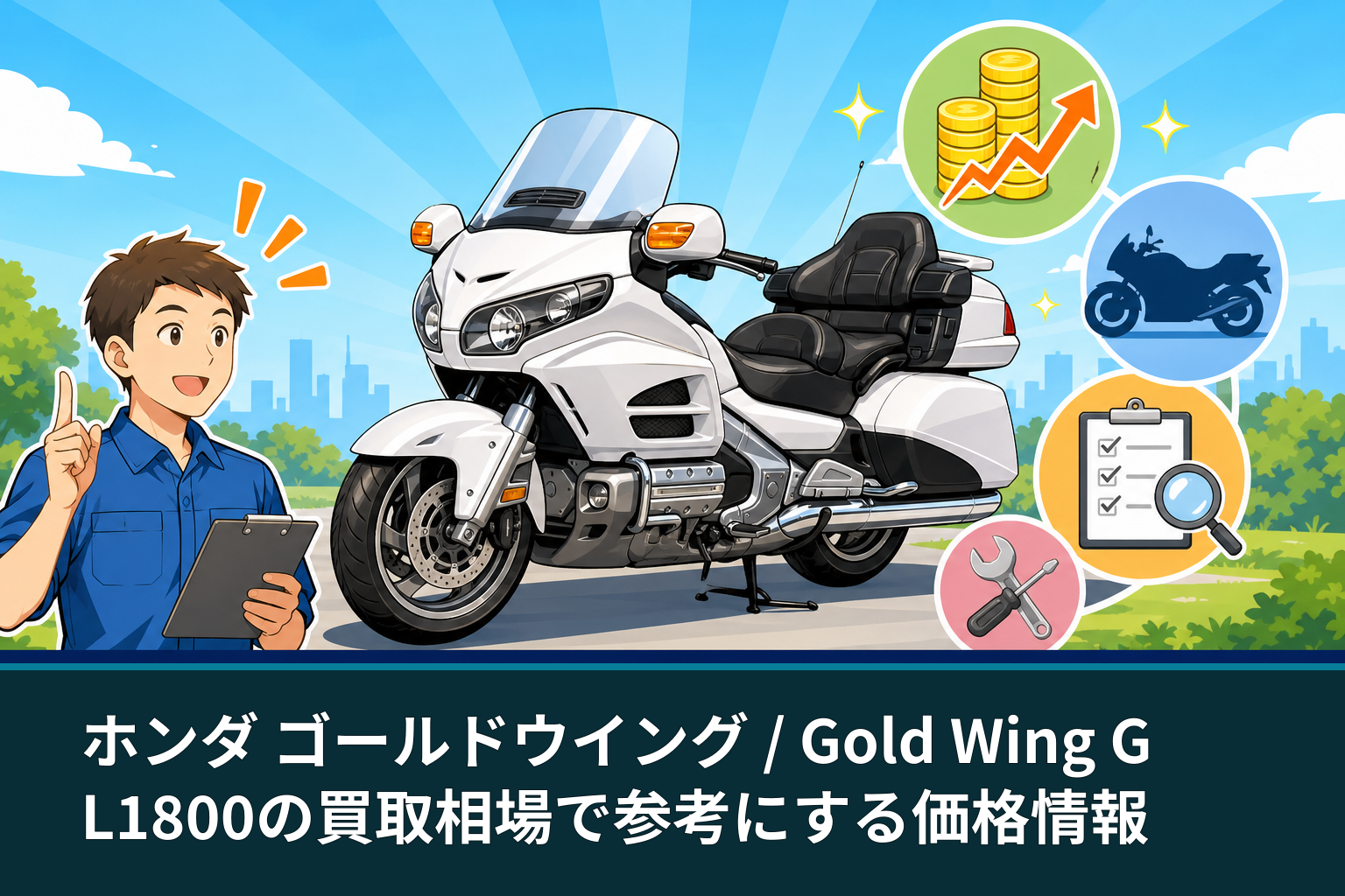 ホンダ ゴールドウイング / Gold Wing GL1800の買取相場で参考にする価格情報
