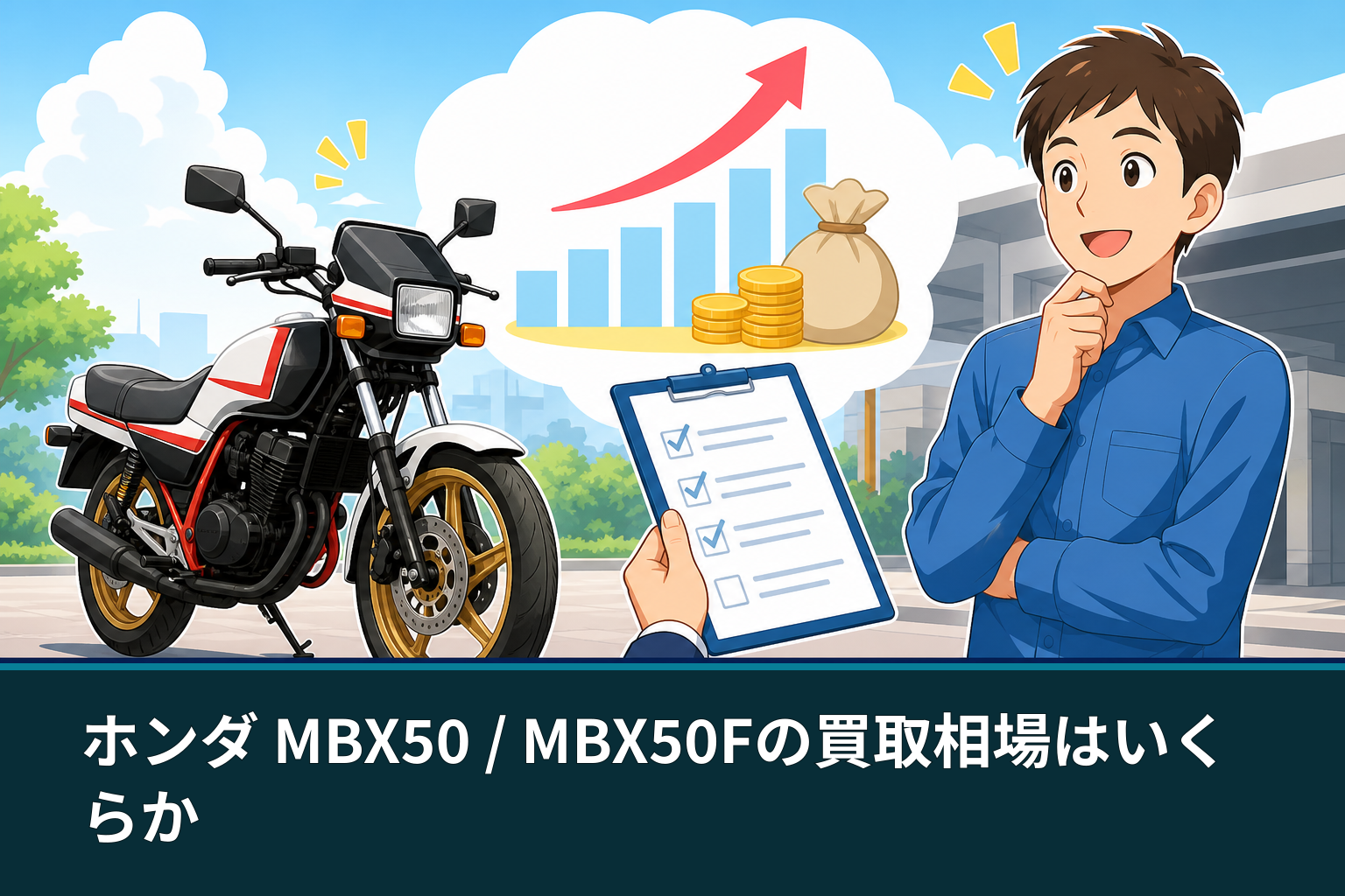 ホンダ MBX50 / MBX50Fの買取相場はいくらか