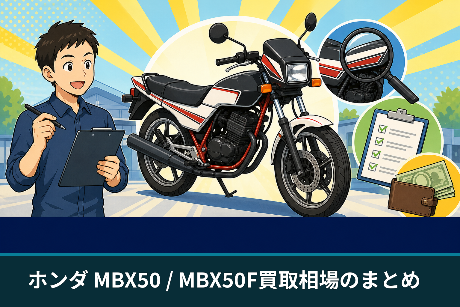 ホンダ MBX50 / MBX50F買取相場のまとめ