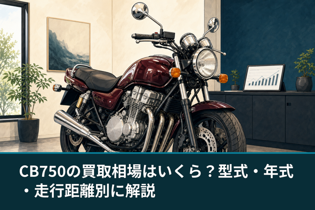 CB750の買取相場はいくら？型式・年式・走行距離別に解説