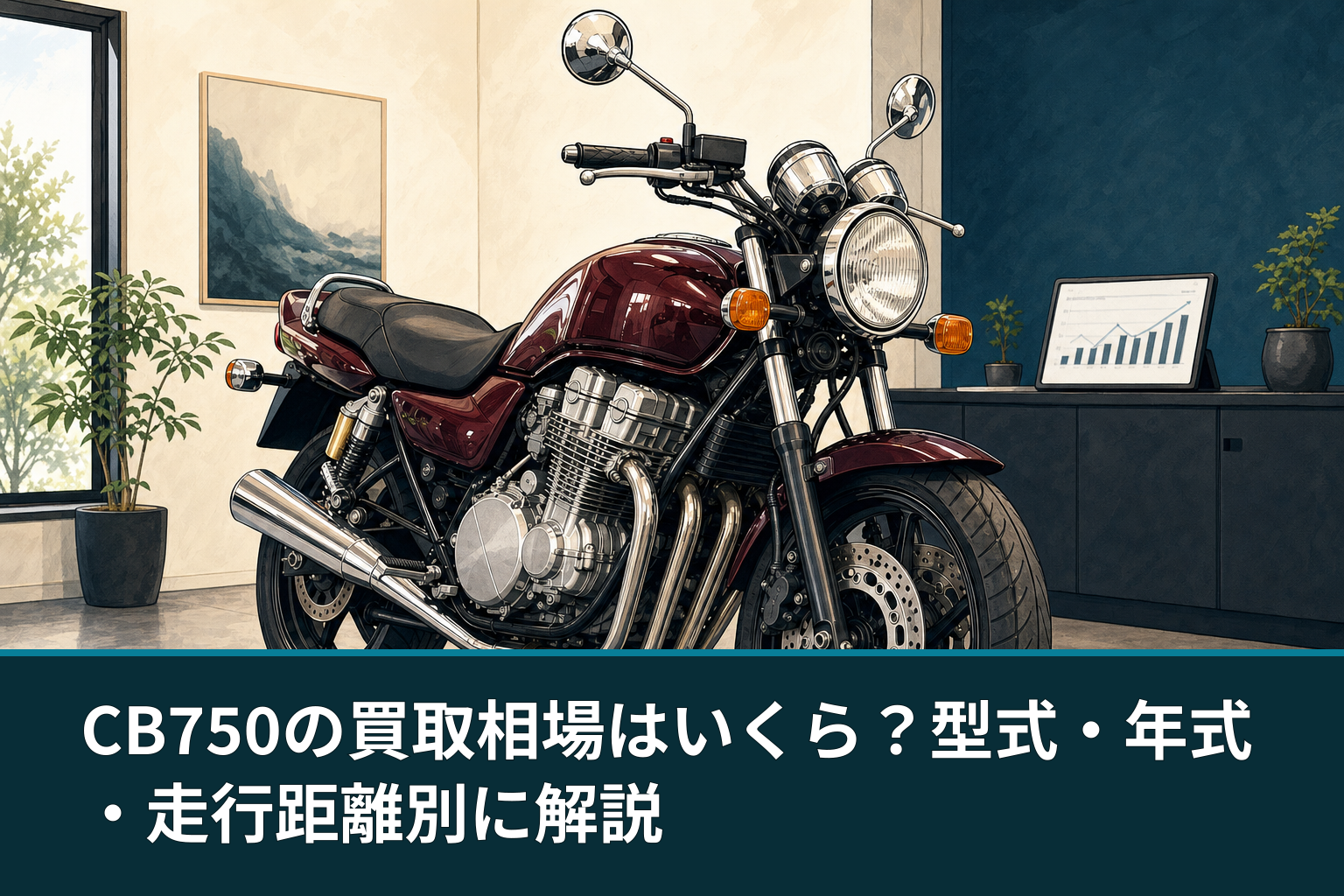 CB750の買取相場はいくら?型式・年式・走行距離別に解説