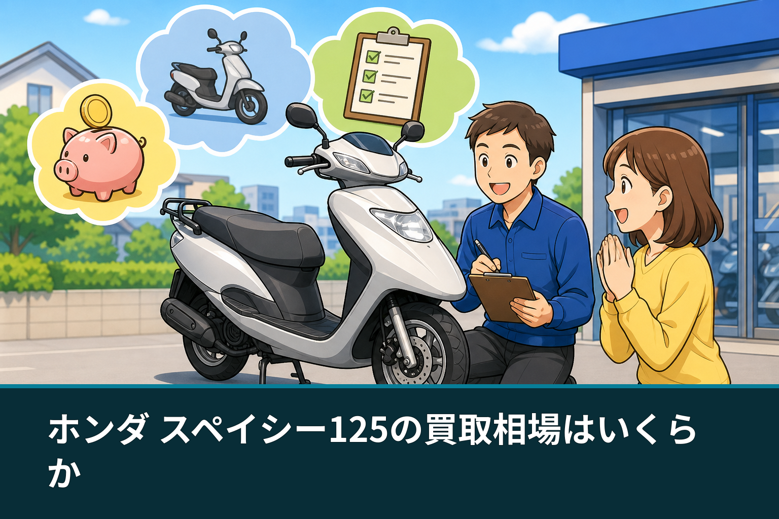 ホンダ スペイシー125の買取相場はいくらか