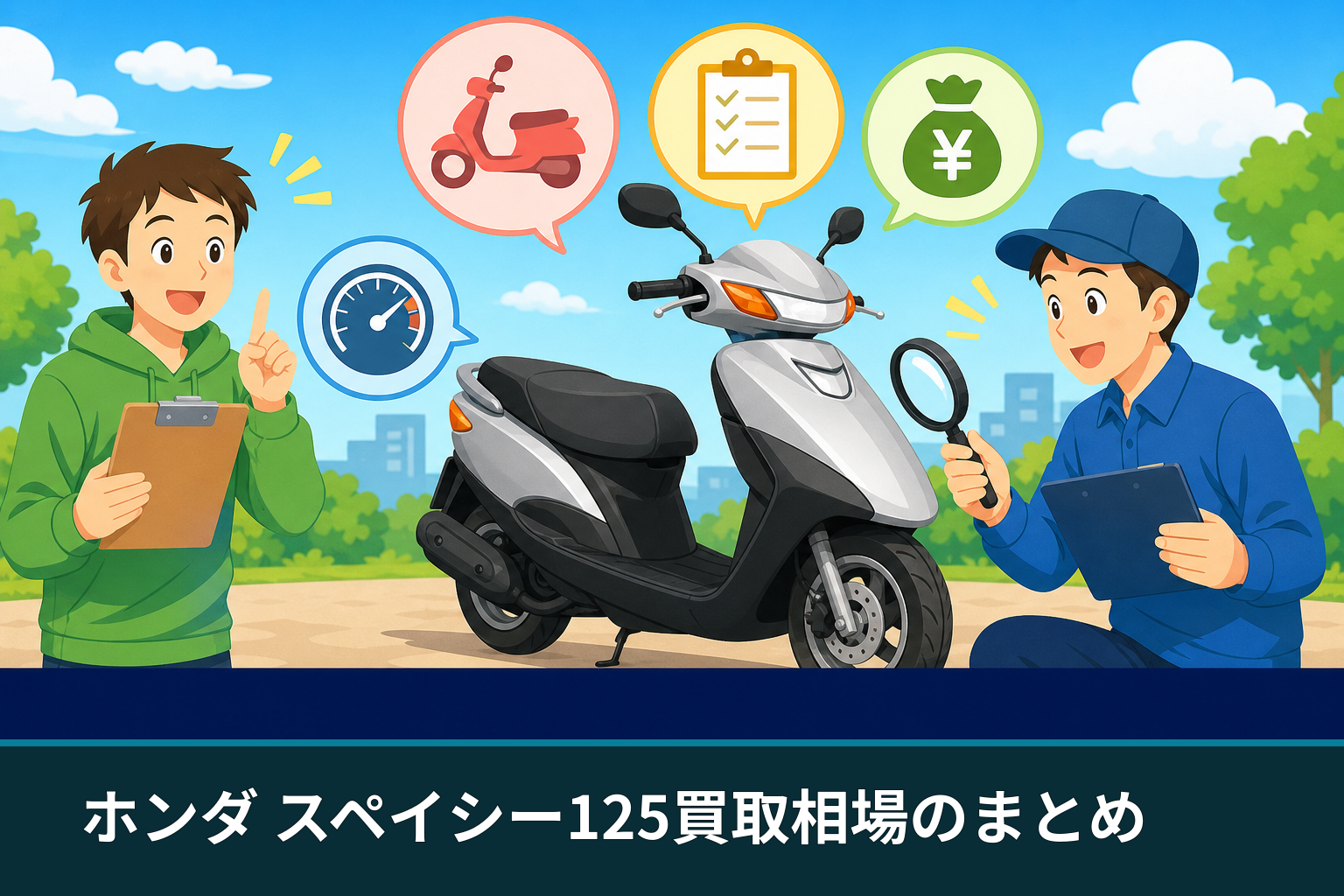 ホンダ スペイシー125買取相場のまとめ
