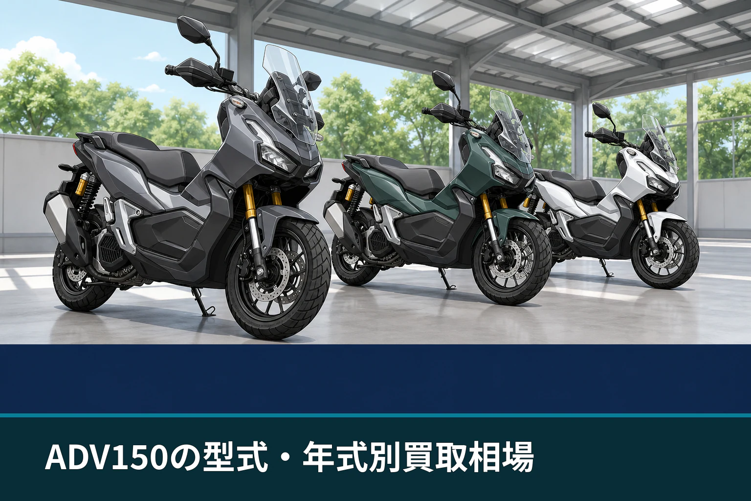 ADV150の型式・年式別買取相場