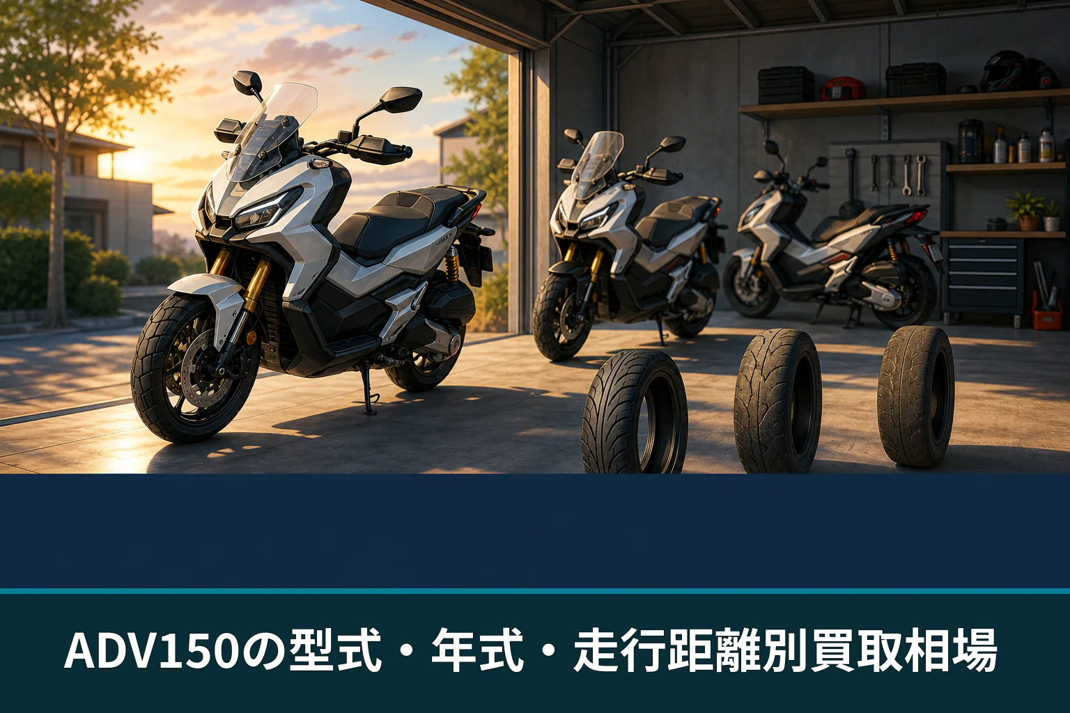 ADV150の型式・年式・走行距離別買取相場