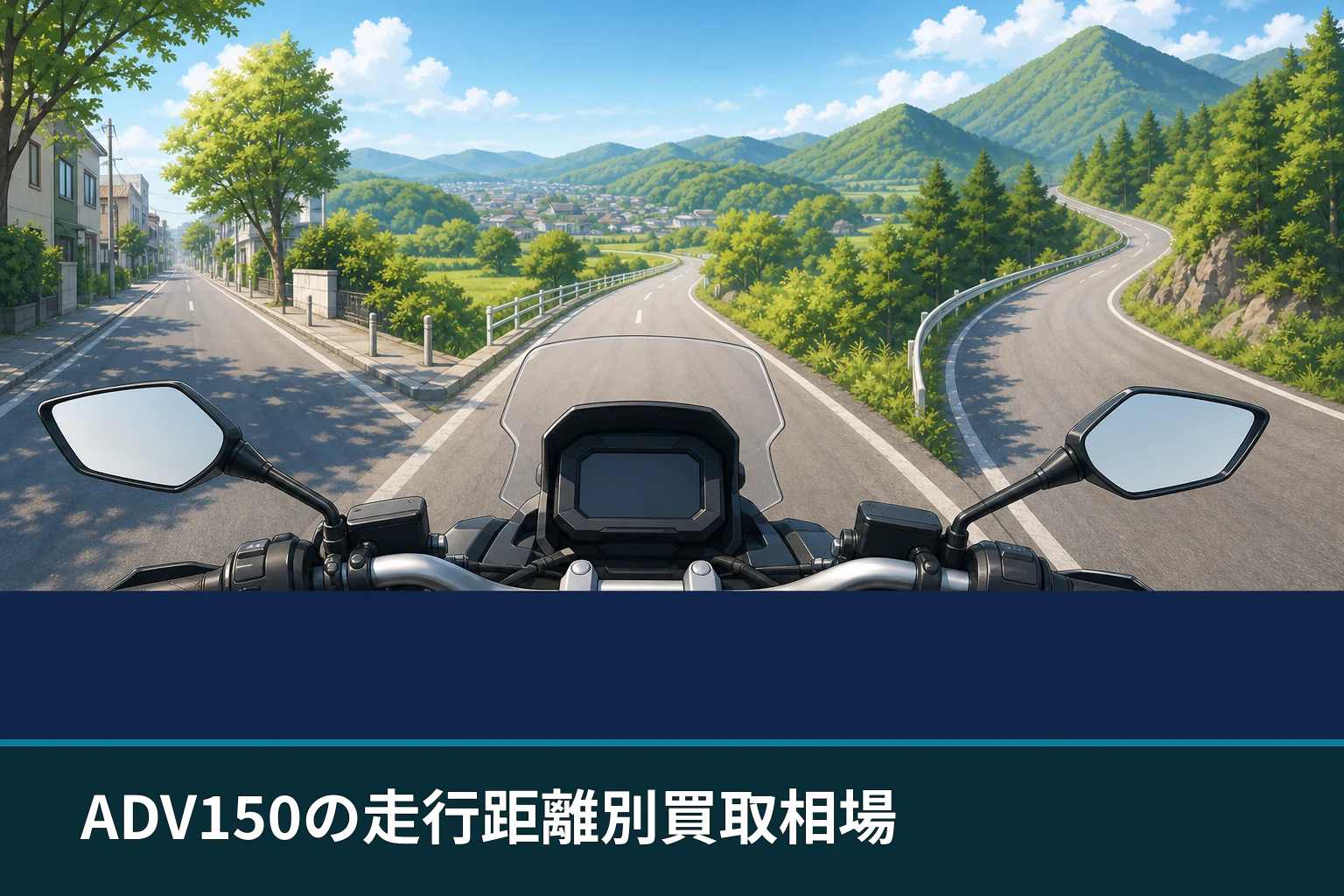 ADV150の走行距離別買取相場