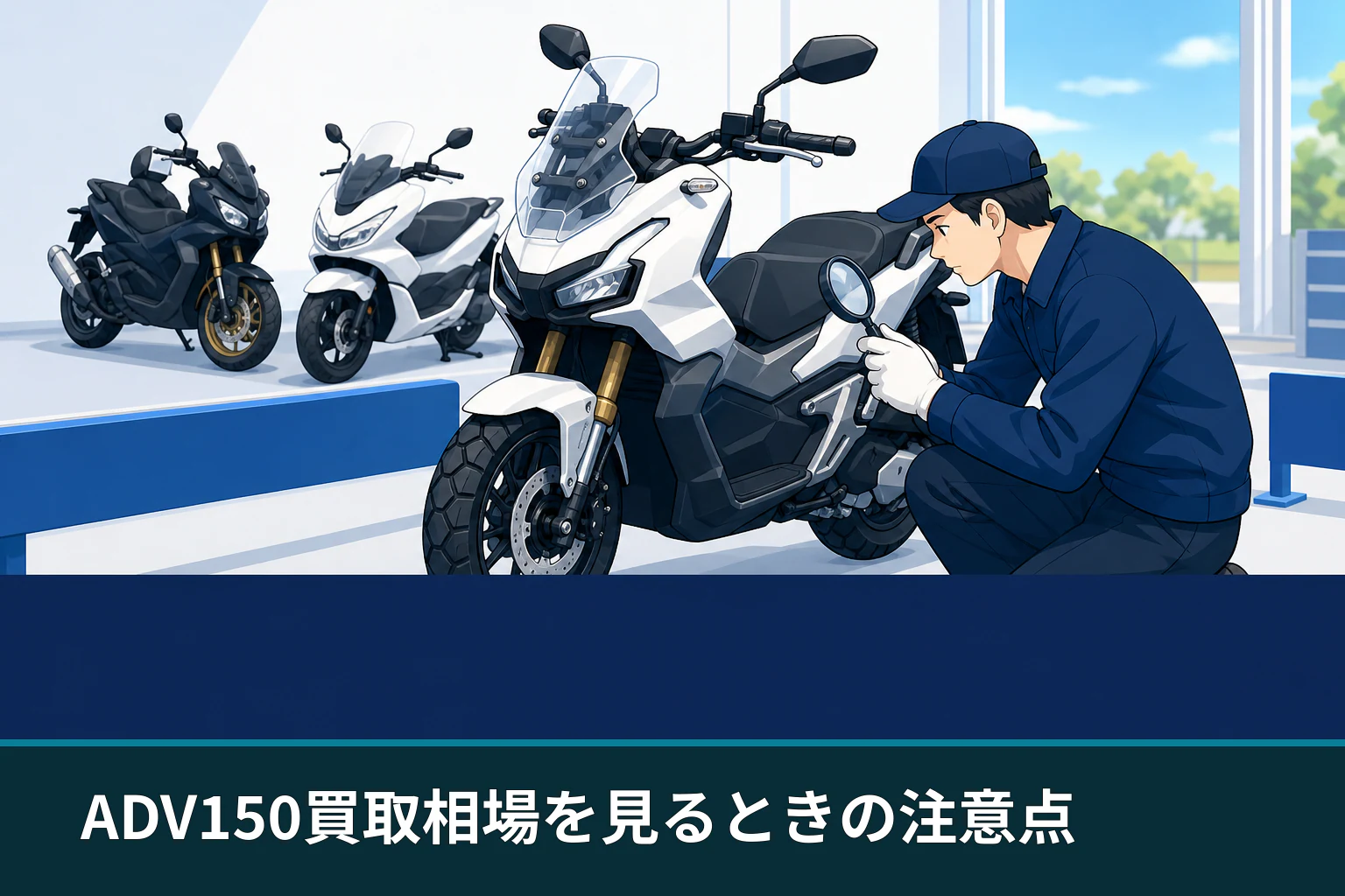 ADV150買取相場を見るときの注意点