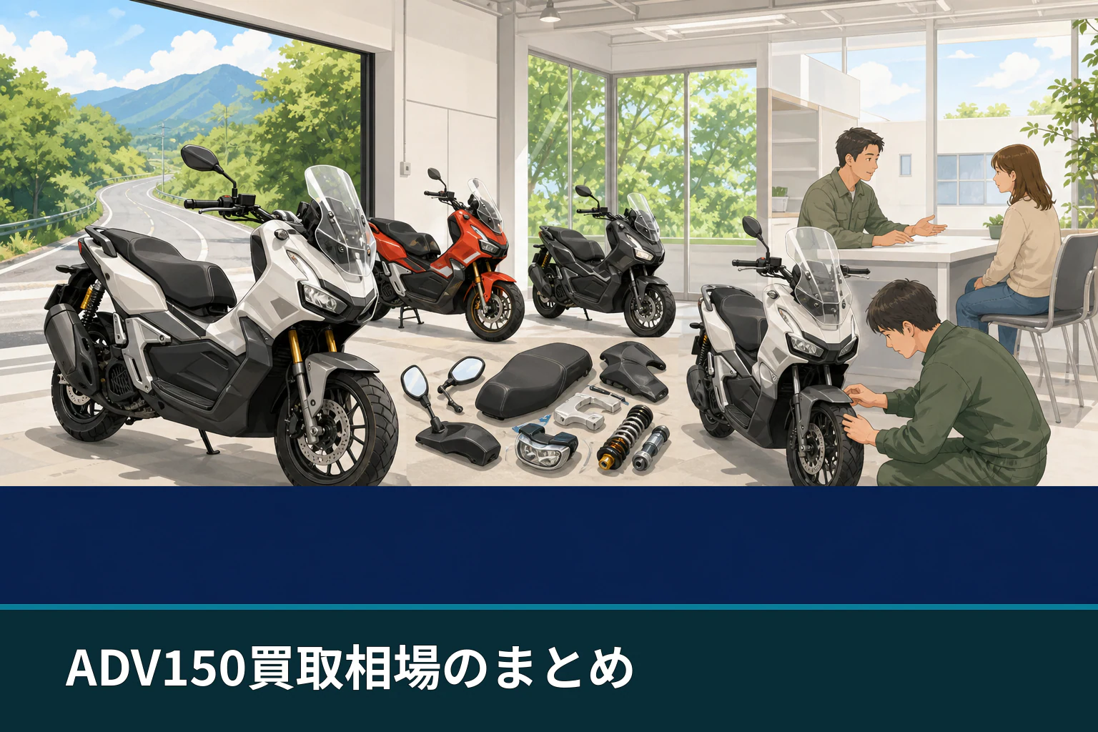 ADV150買取相場のまとめ
