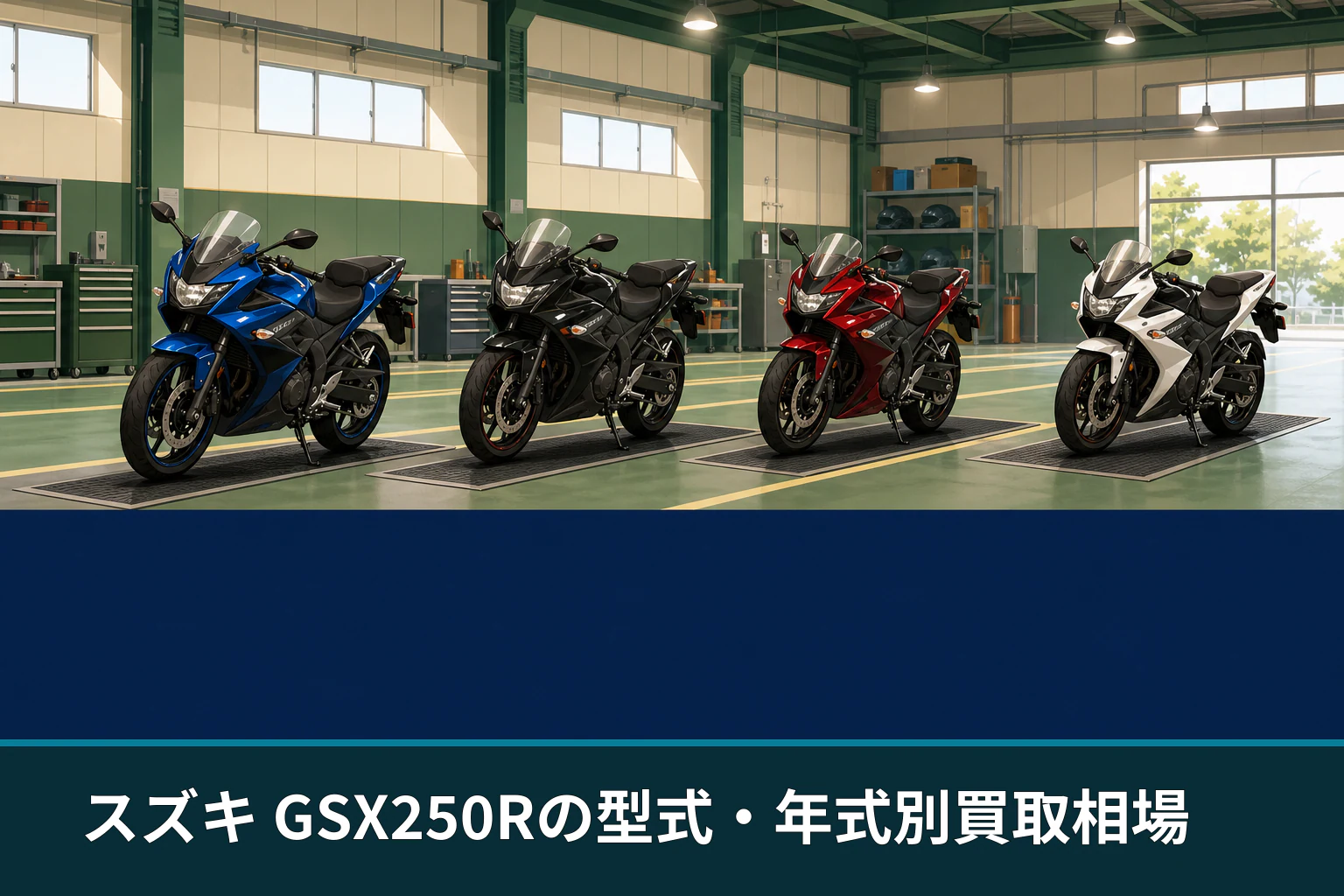 スズキ GSX250Rの型式・年式別買取相場