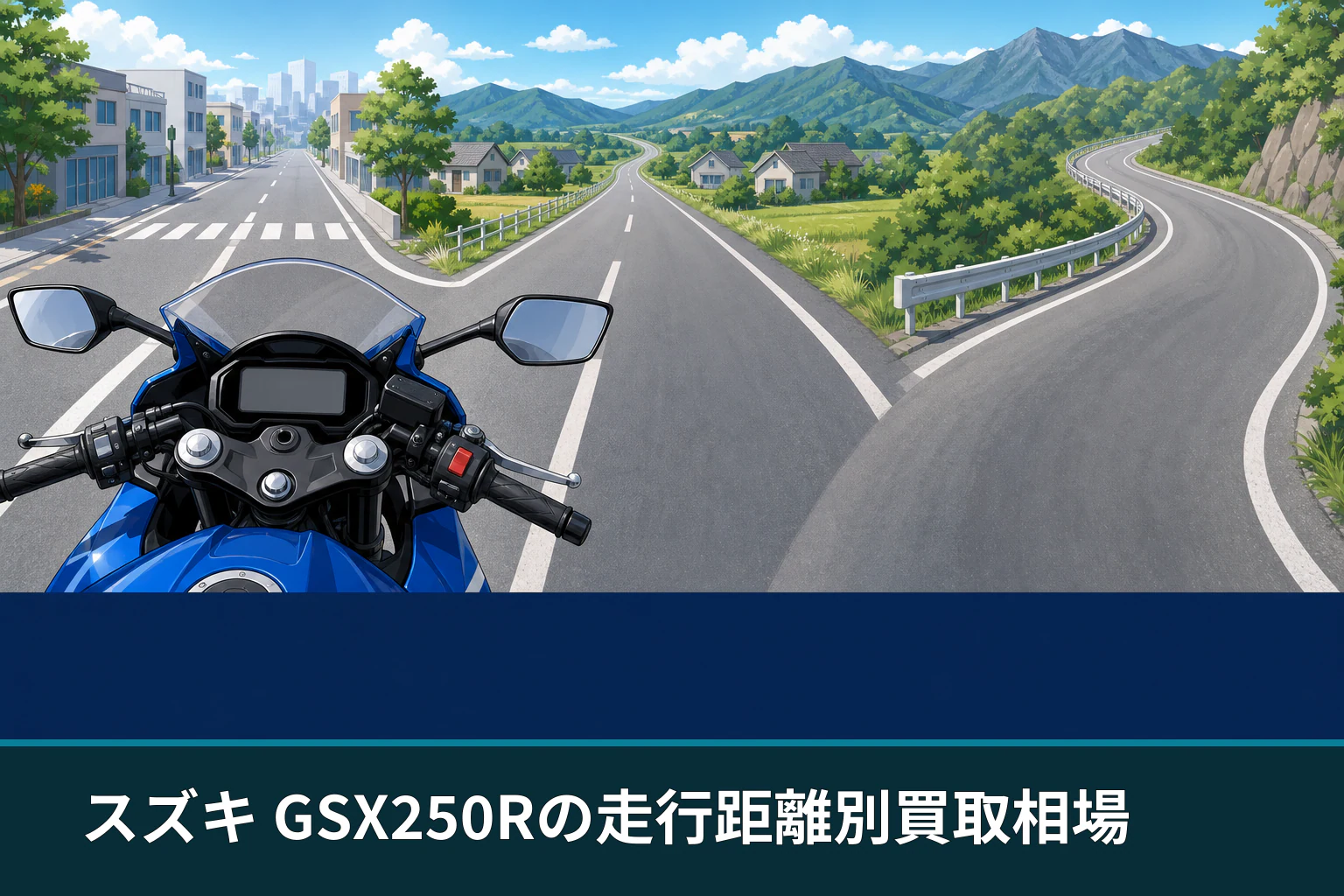 スズキ GSX250Rの走行距離別買取相場