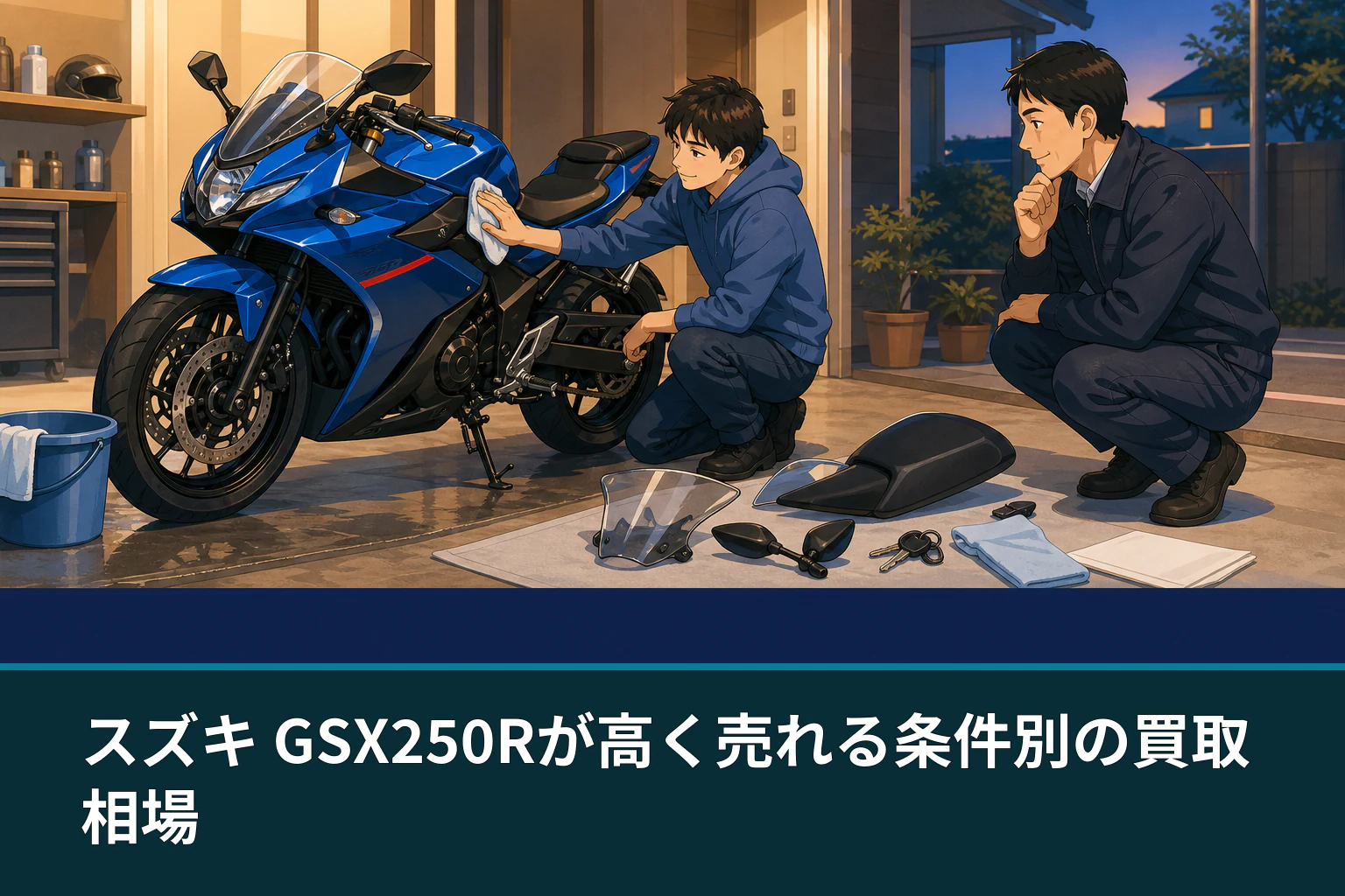 スズキ GSX250Rが高く売れる条件別の買取相場