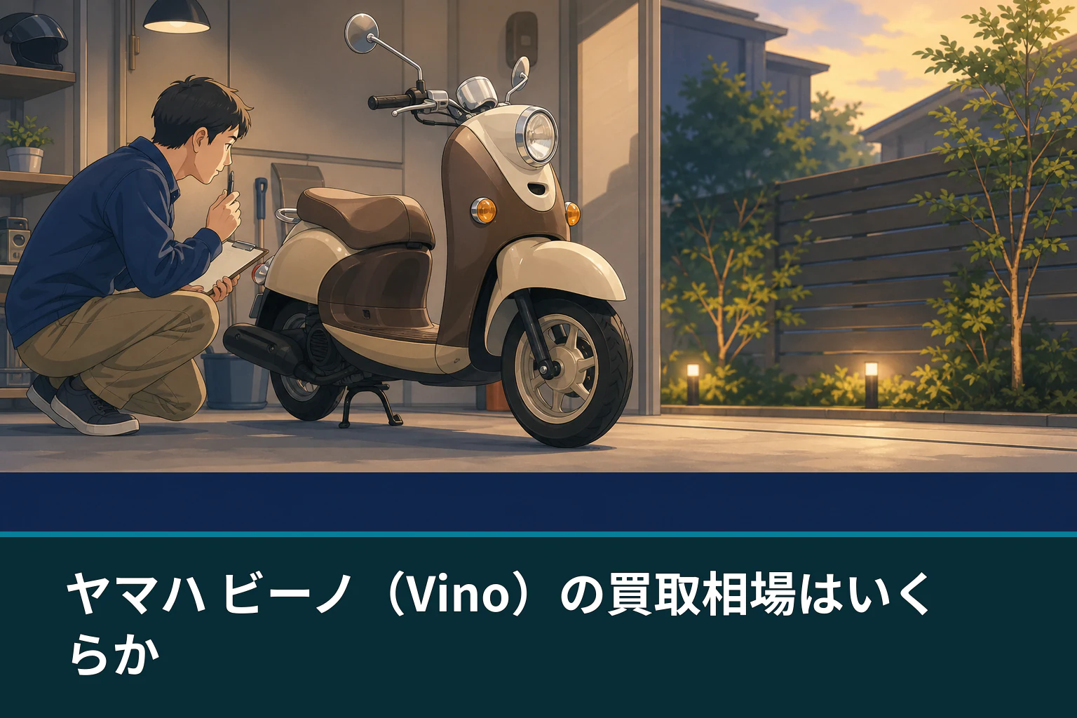 ヤマハ ビーノ(Vino)の買取相場はいくらか