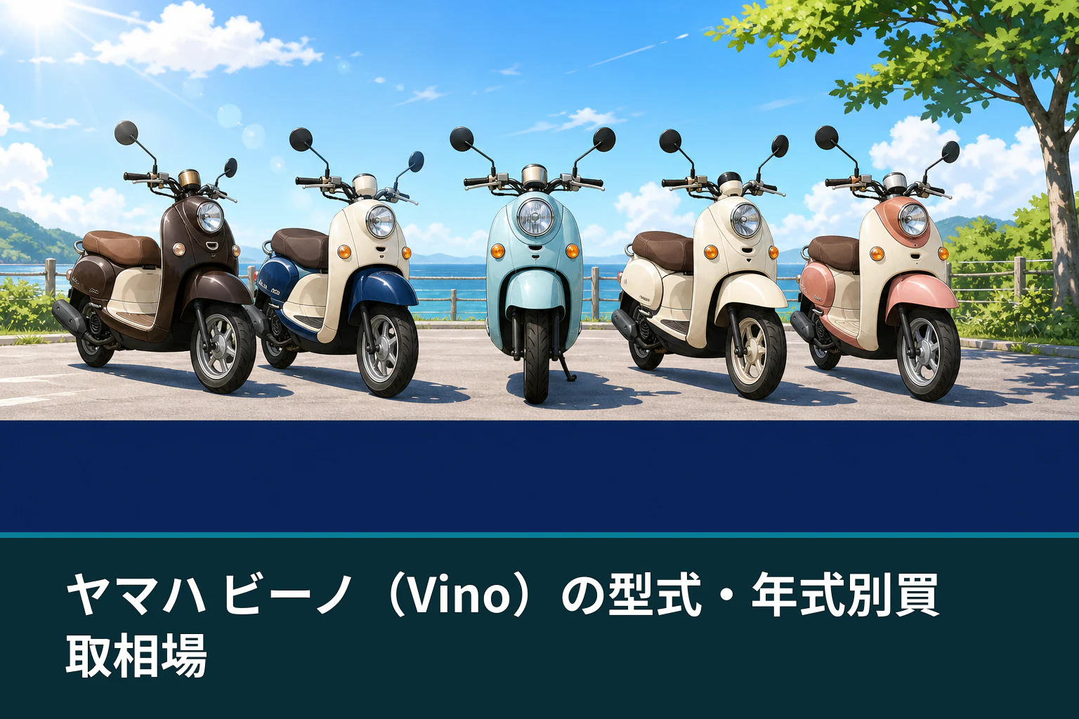 ヤマハ ビーノ(Vino)の型式・年式別買取相場