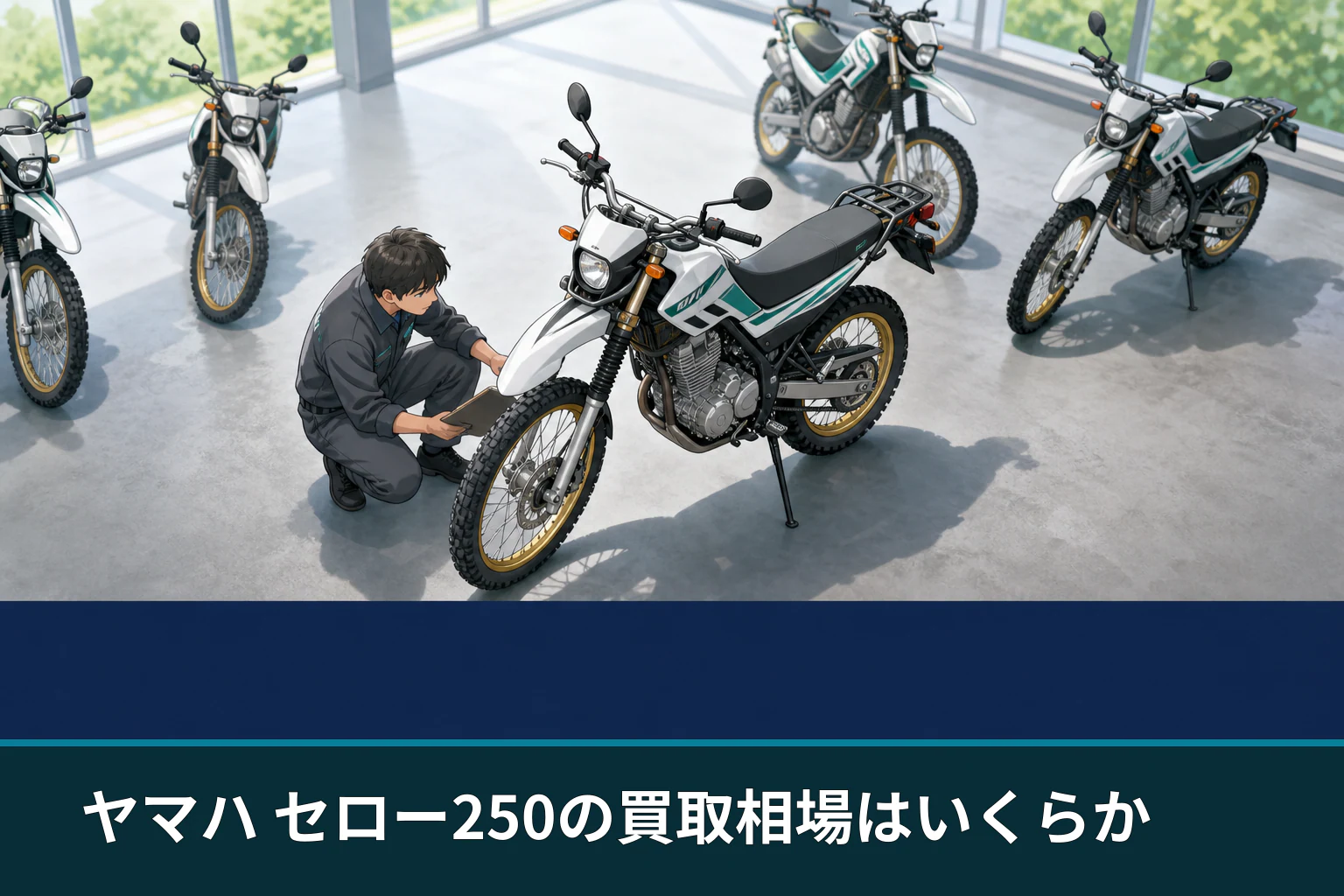 ヤマハ セロー250の買取相場はいくらか