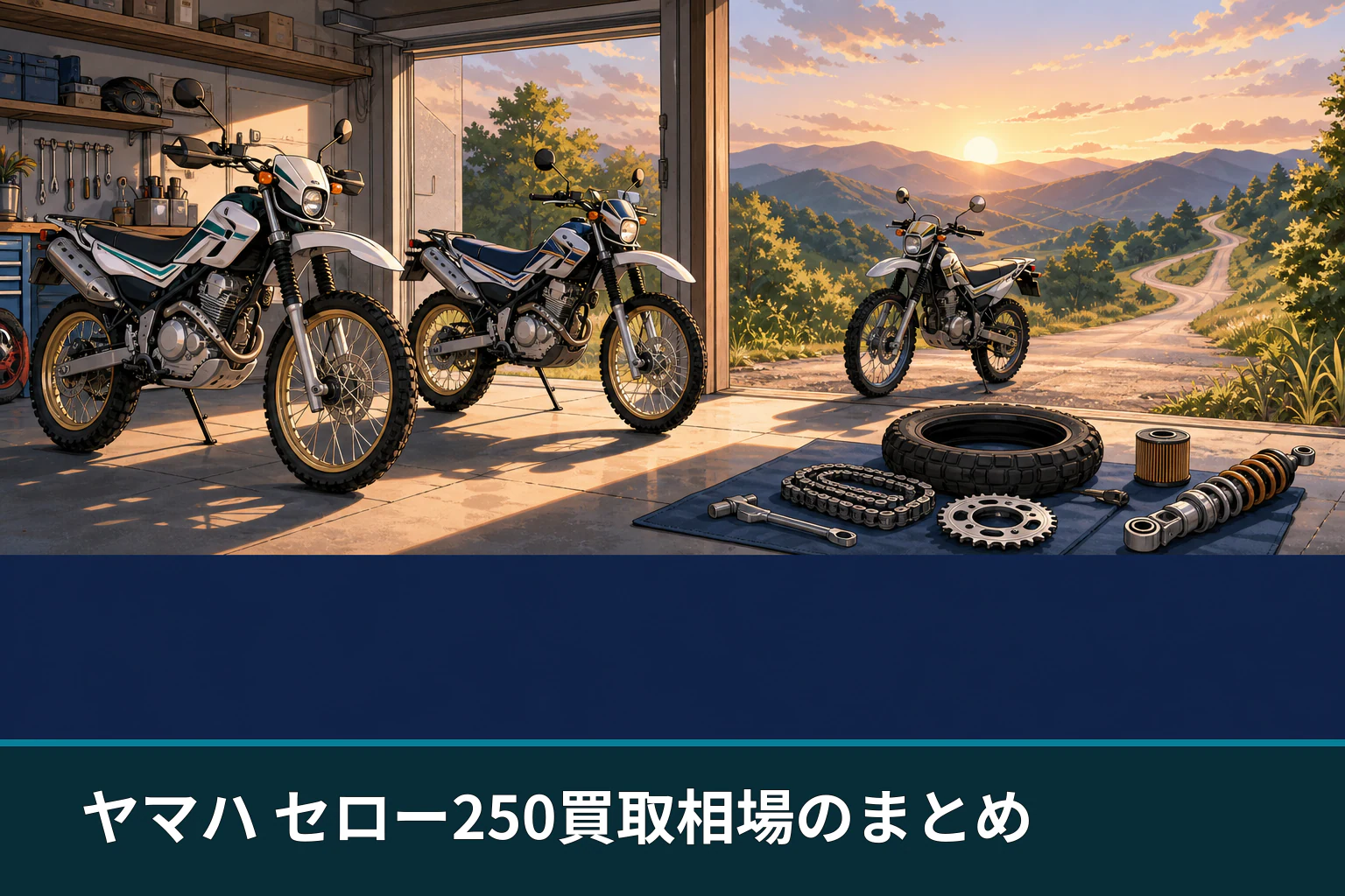 ヤマハ セロー250買取相場のまとめ