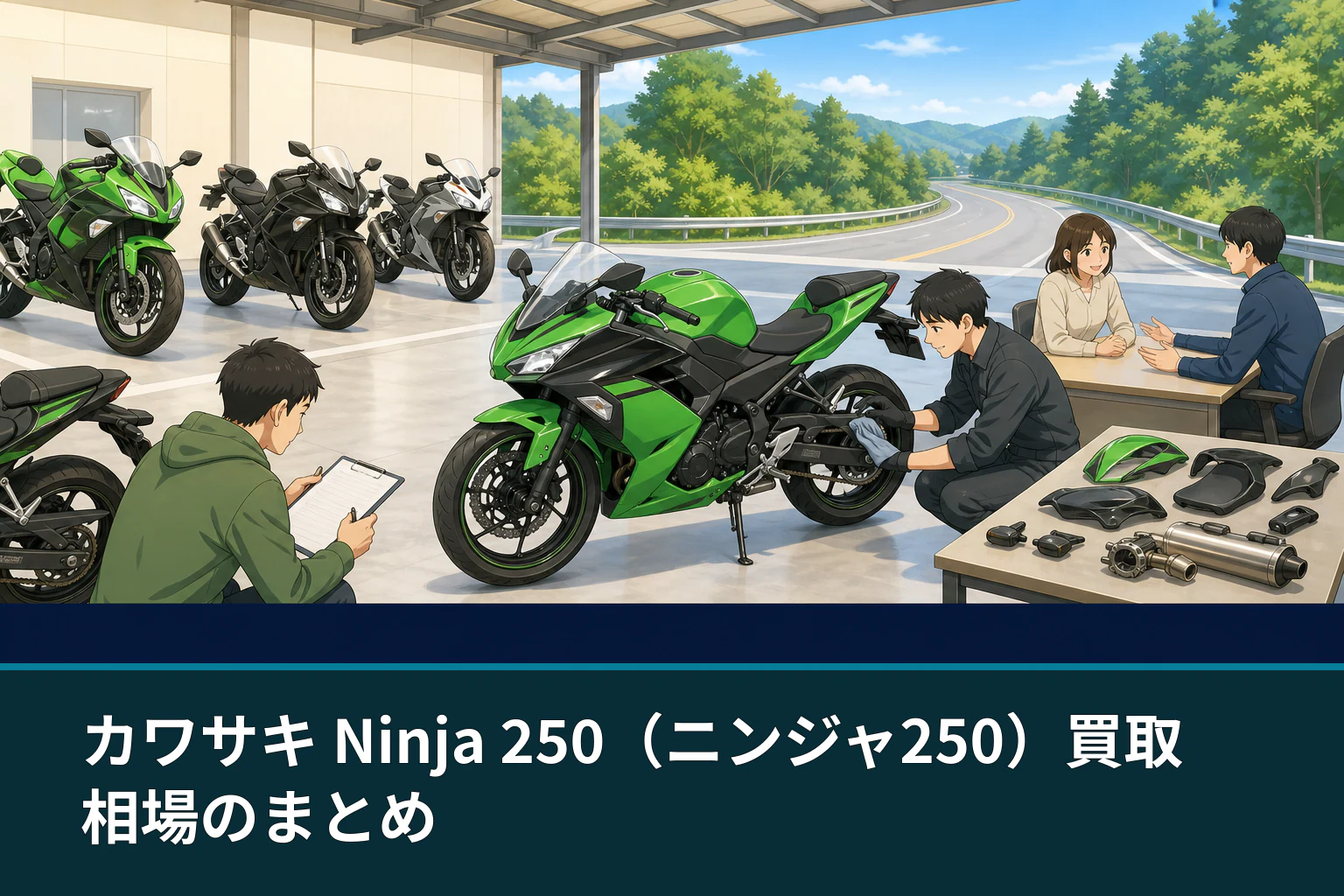 カワサキ Ninja 250(ニンジャ250)買取相場のまとめ