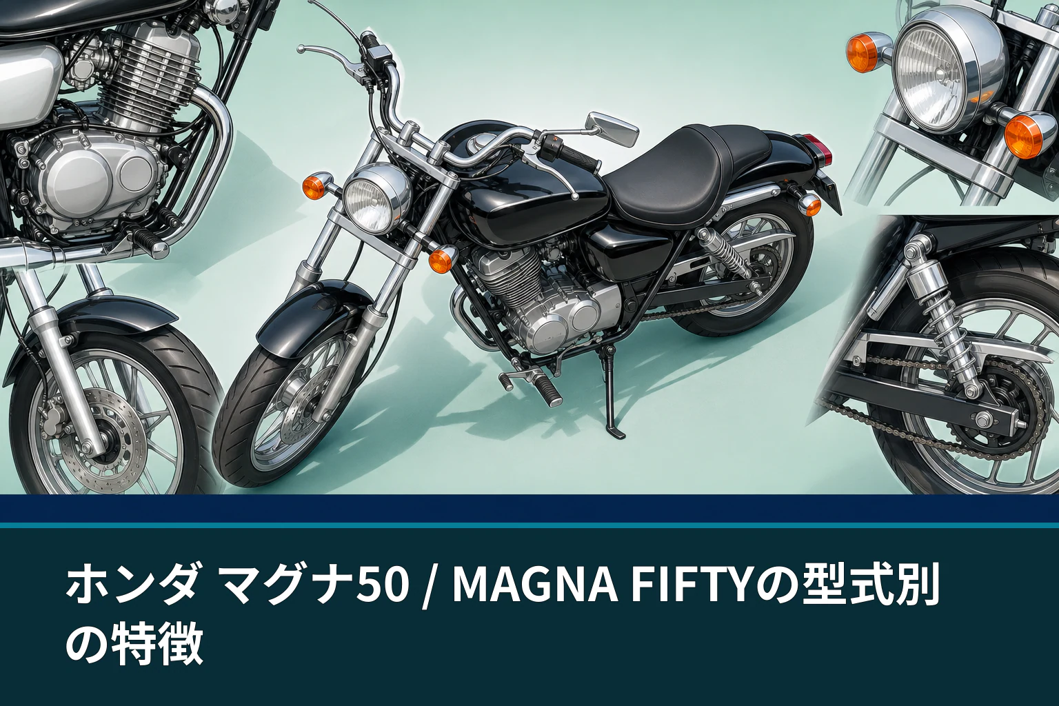 ホンダ マグナ50 / MAGNA FIFTYの型式別の特徴