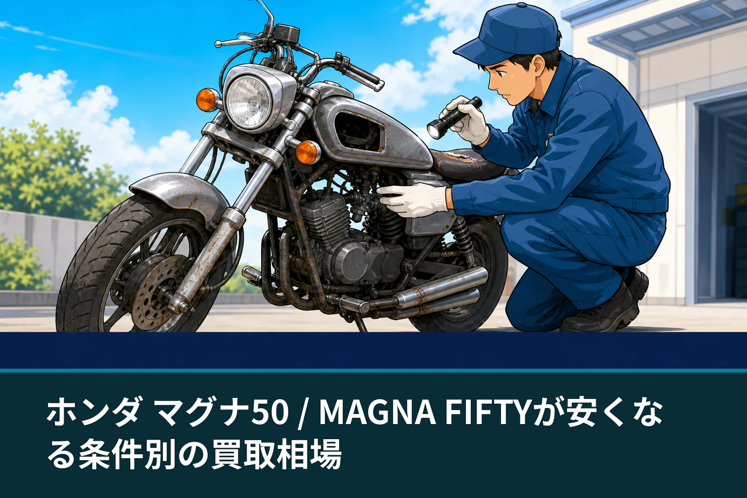 ホンダ マグナ50 / MAGNA FIFTYが安くなる条件別の買取相場