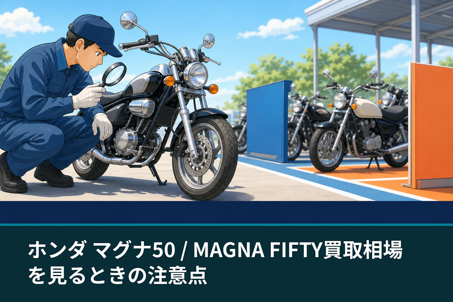 ホンダ マグナ50 / MAGNA FIFTY買取相場を見るときの注意点