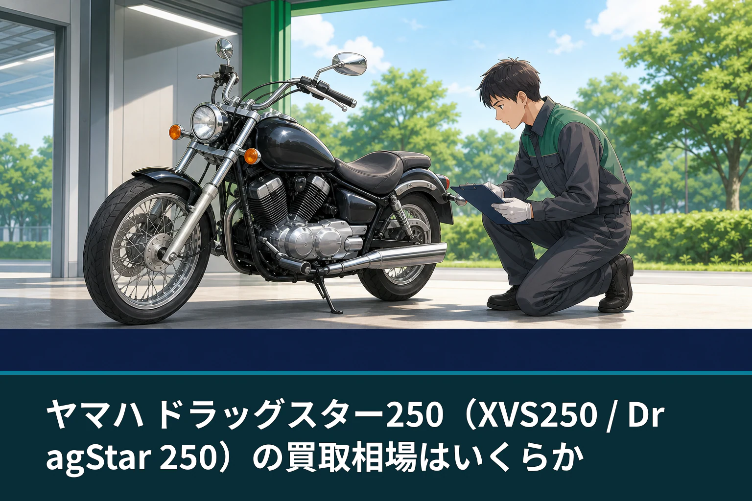 ヤマハ ドラッグスター250(XVS250 / DragStar 250)の買取相場はいくらか