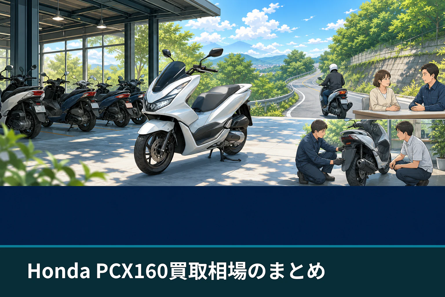 Honda PCX160買取相場のまとめ